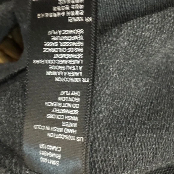 Forever 21 Moto Jacket. Heathered Gray. Sweatshirt type material. Size Small - Picture 3 of 5